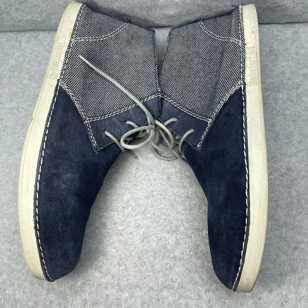 Timberland Earth Keepers Men's Size 11.5 Chukka Boots Blue Suede Leather  Ankle